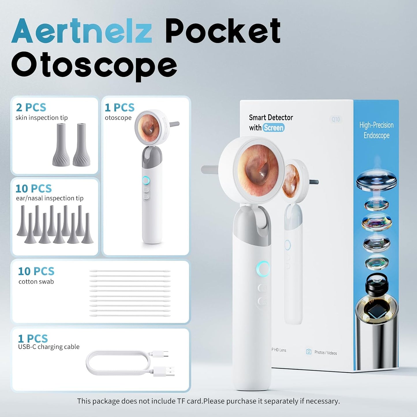 1080P HD Otoscope Ear Camera for Family