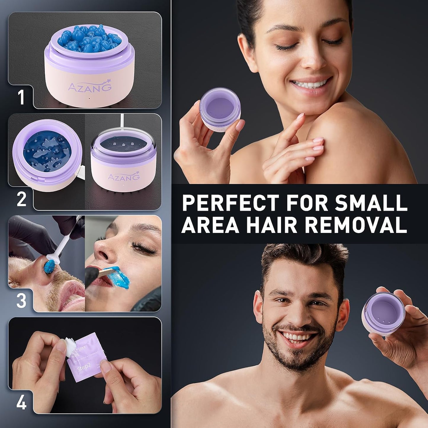 SmoothSeal Nose Waxing Kit