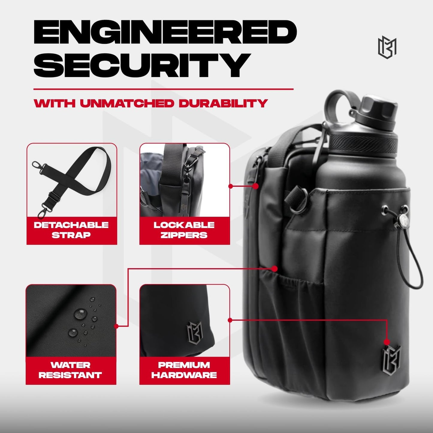 MagLift™ Magnetic Gym Bottle Sling