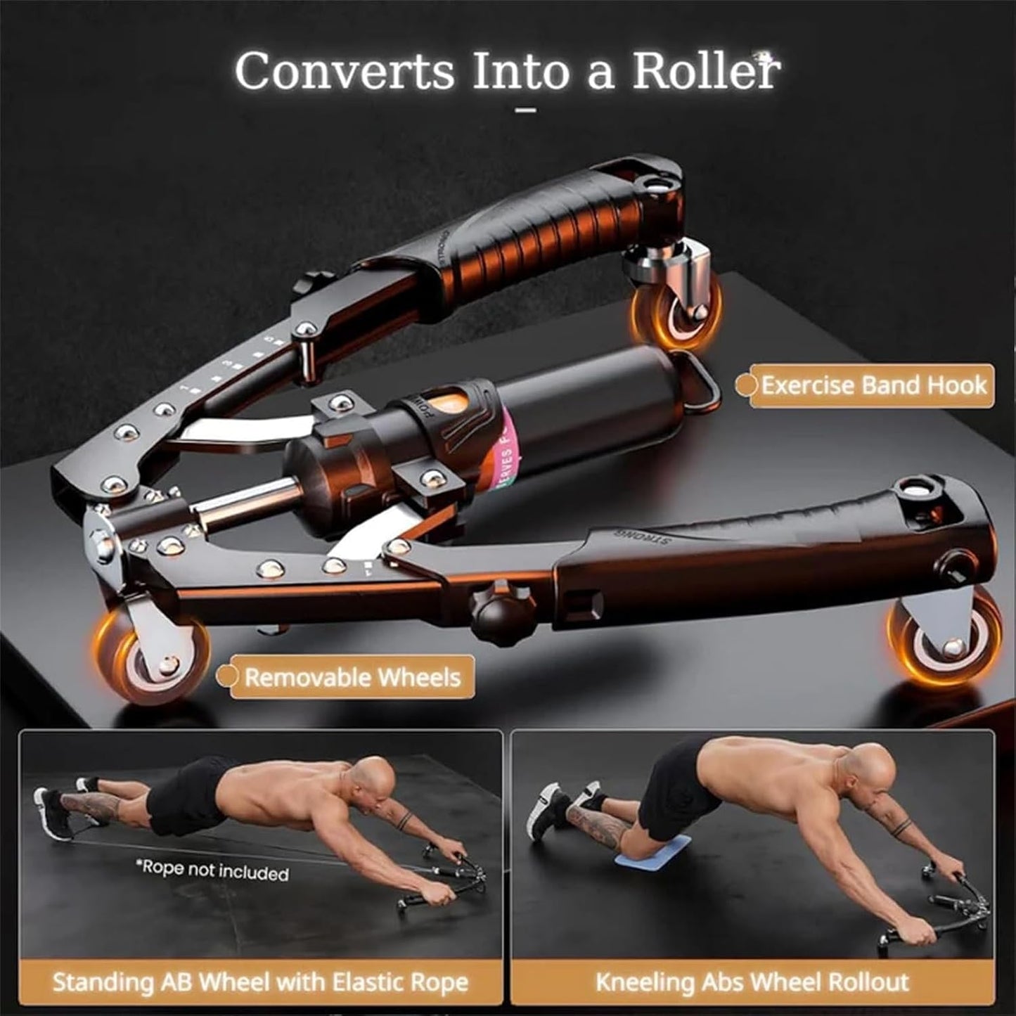 Adjustable Resistance Chest & Upper Body Strength Trainer