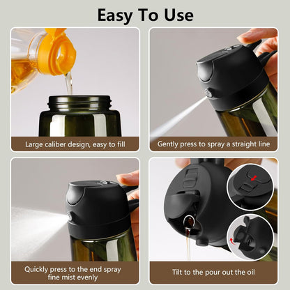 Olive Oil Dispenser and Oil Sprayer