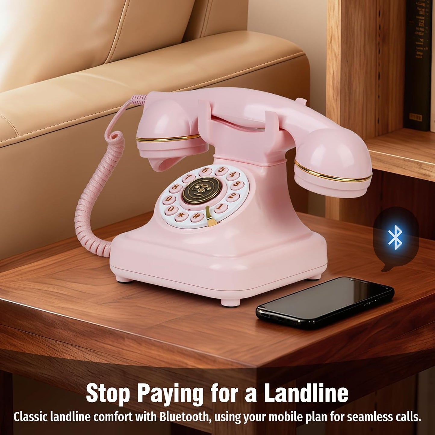 DialMate Bluetooth Retro Phone