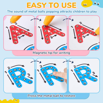 Magnetic Letter and Number Tracing Board Set