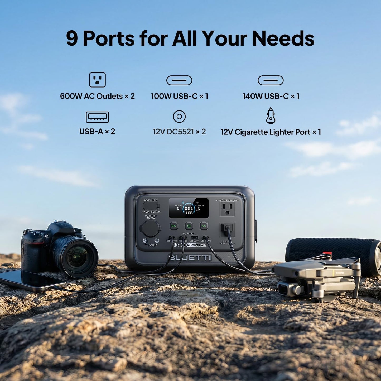 BLUETTI Elite 30 V2 Portable Power Station