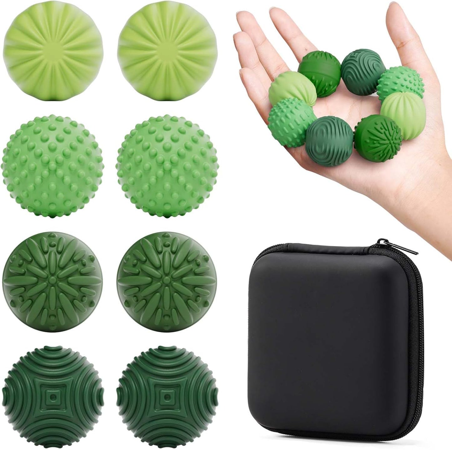 Silicone Magnetic Balls Fidget Toys for Adults & Teens,4PCS Stress Relief Sensory Toys