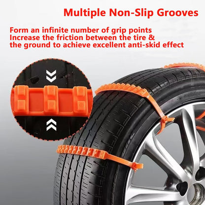 Reusable Anti-Skid Snow Tire Chains