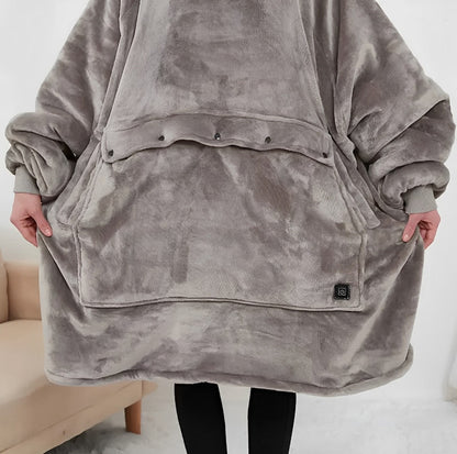 CozyCore Heated Oversized Hoodie Blanket