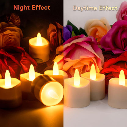 GlowDock™ Rechargeable Waterproof LED Tea Lights
