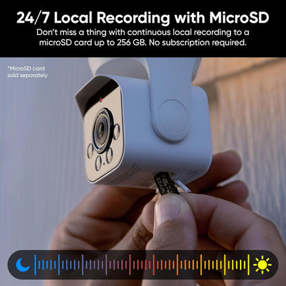 Bulb Cam Security Camera – 2K HD Smart Light Bulb Camera with Motion Detection & Night Vision