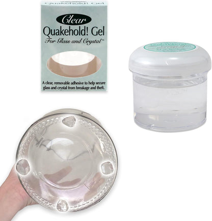 Quakehold! 22111 Gel for Glass and Crystal, Clear,