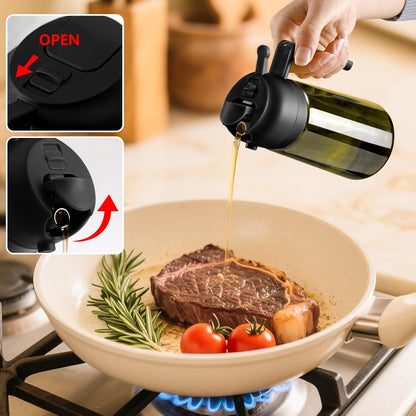 Olive Oil Dispenser and Oil Sprayer