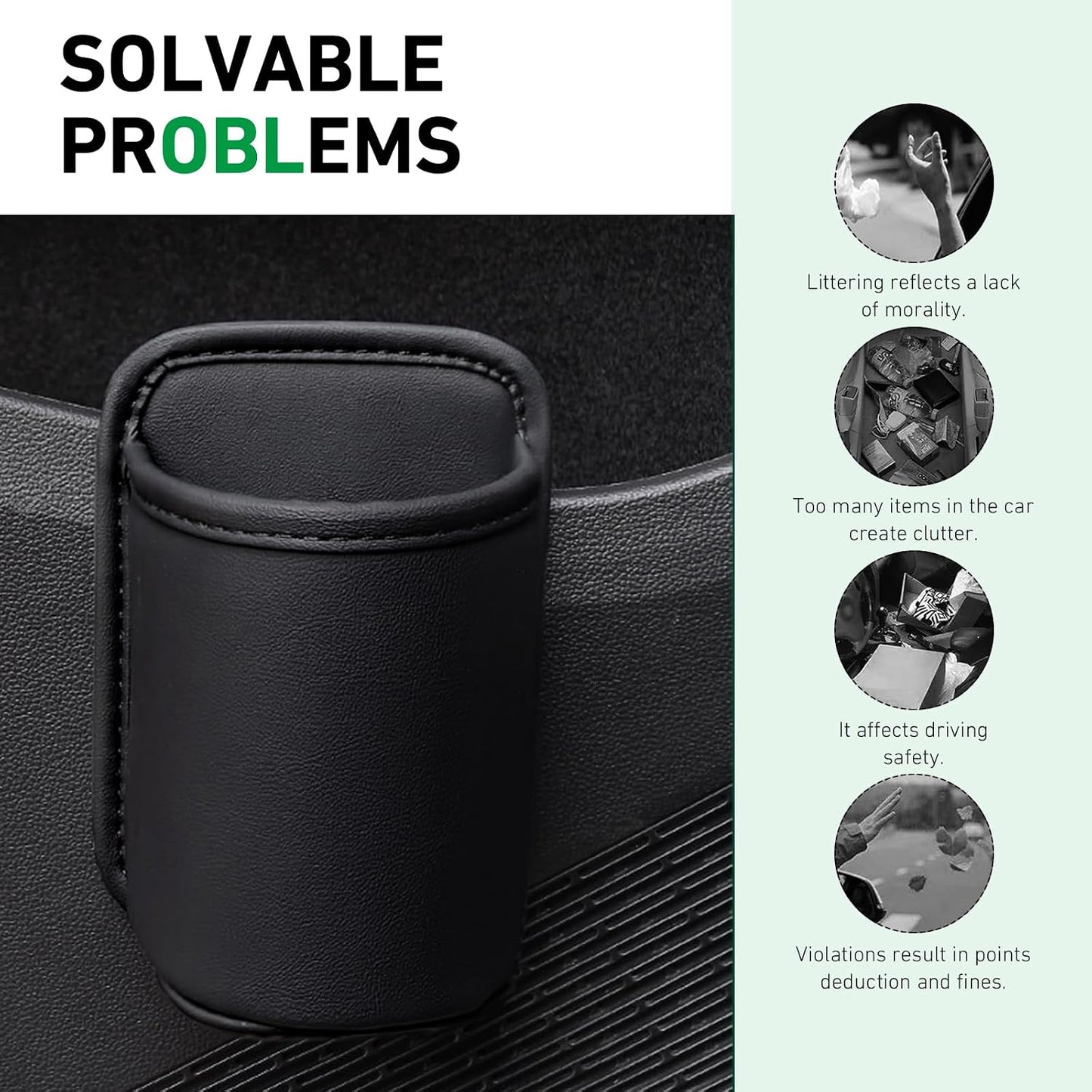 DriveNest™ 2-Pack Car Cup Holder Organizer
