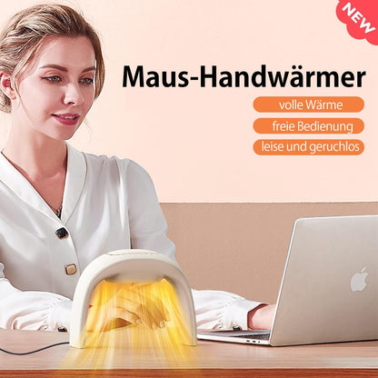 NIFBANG Personal Space Heater for Indoor Use, Ceramic Energy-Efficient Desk Hand Warmer with Thermostat, Electric Heated Mouse Pad Hand Heater for Office, Home, Women & Men Gifts (Beige)
