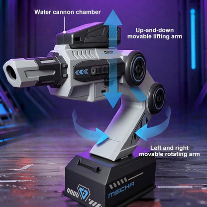 Cool Inductive Robot Arm, Motion-Tracked Blaster