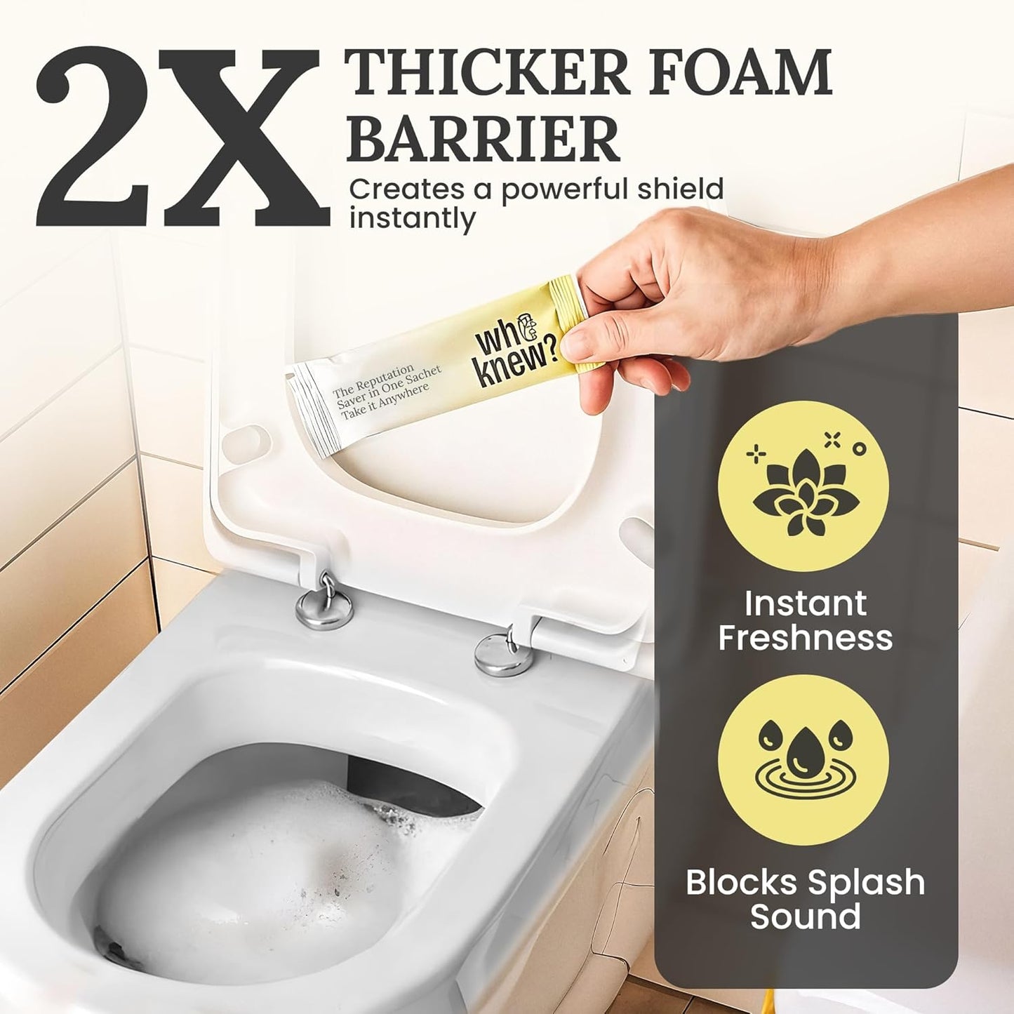 Who Knew? Toilet Bombs - 14 Citrus Scent Potty Mints Sachets