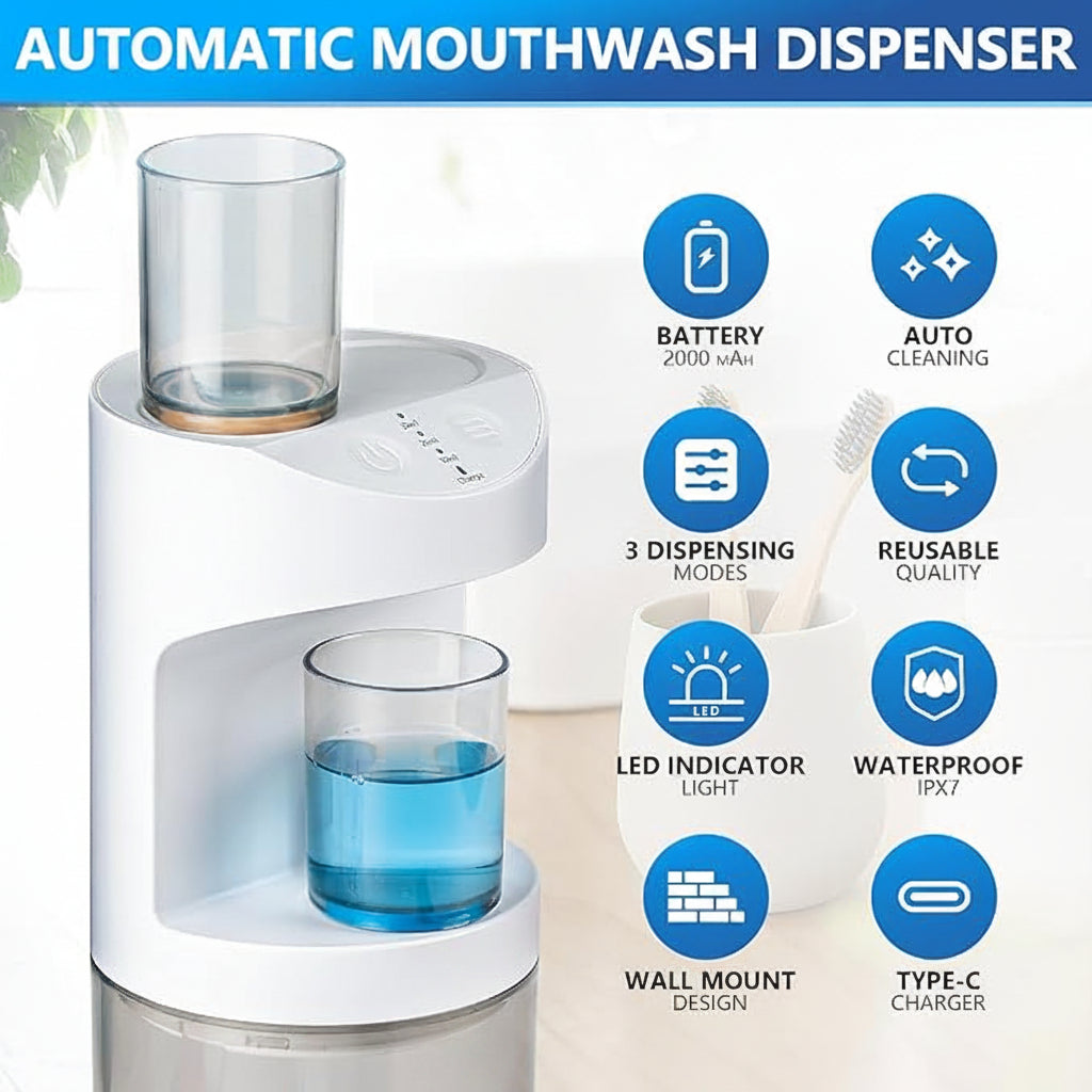 PurePour Automatic Mouthwash Dispenser