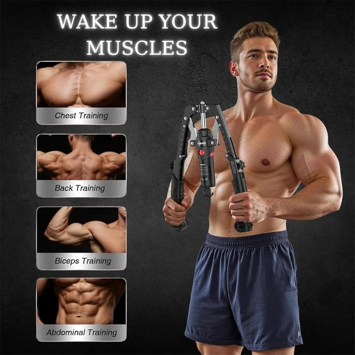 Adjustable Resistance Chest & Upper Body Strength Trainer