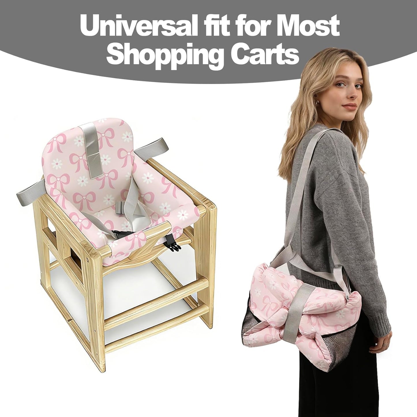 Padded Shopping Cart Cover for Baby & Toddler