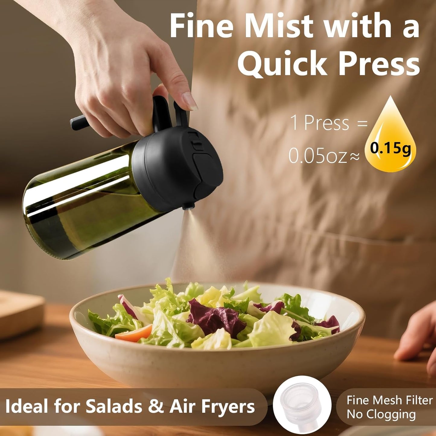 Olive Oil Dispenser and Oil Sprayer