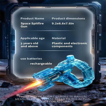 Electric Water Gun Toy – Automatic High-Speed Blaster with Light & Sound Effects