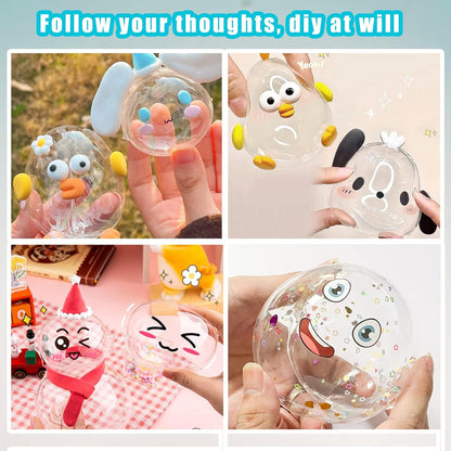 Nano Tape Bubble Craft Kit – Double-Sided Adhesive Tape Bubble DIY Art & Craft Toy for Kids Ages 8–12, Party Activity Set, 2-Pack (2" & 1.2")