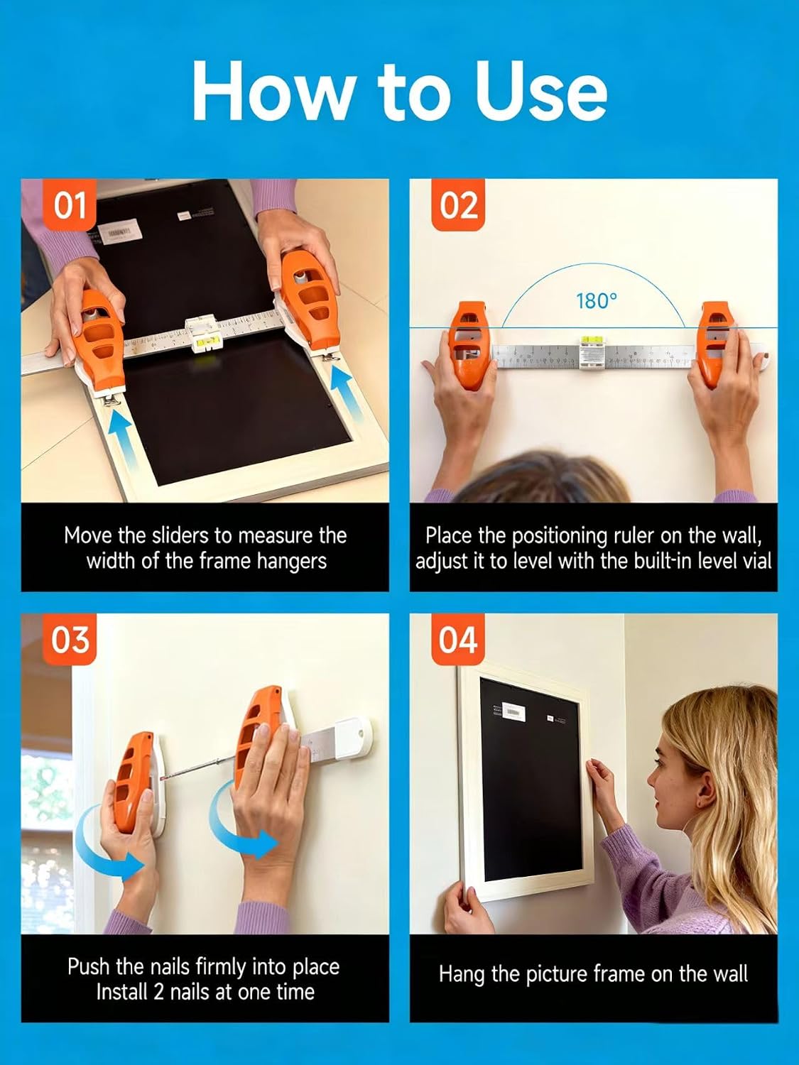 HangRight 3-in-1 Picture Hanging Tool