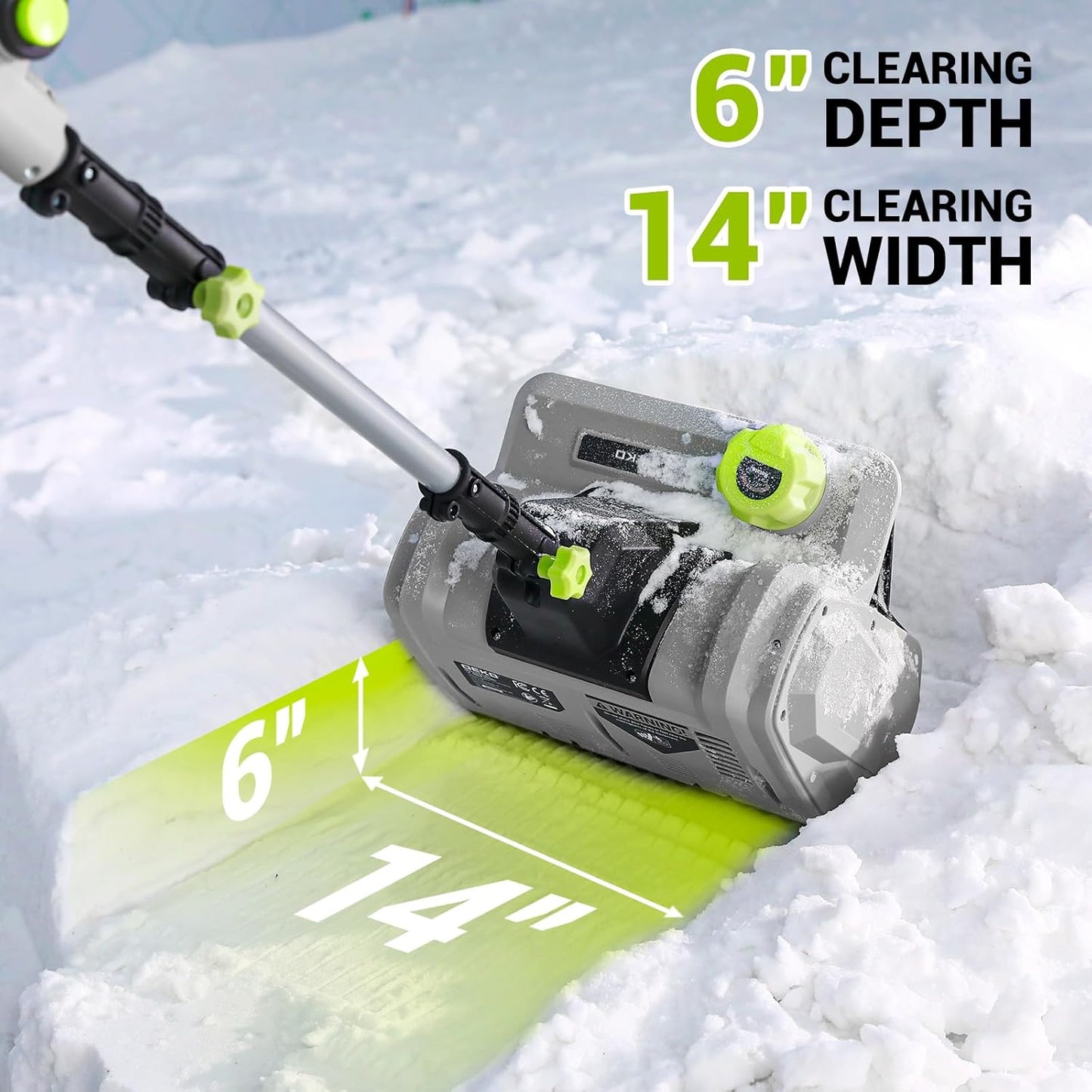 14-Inch Corded Electric Snow Blower