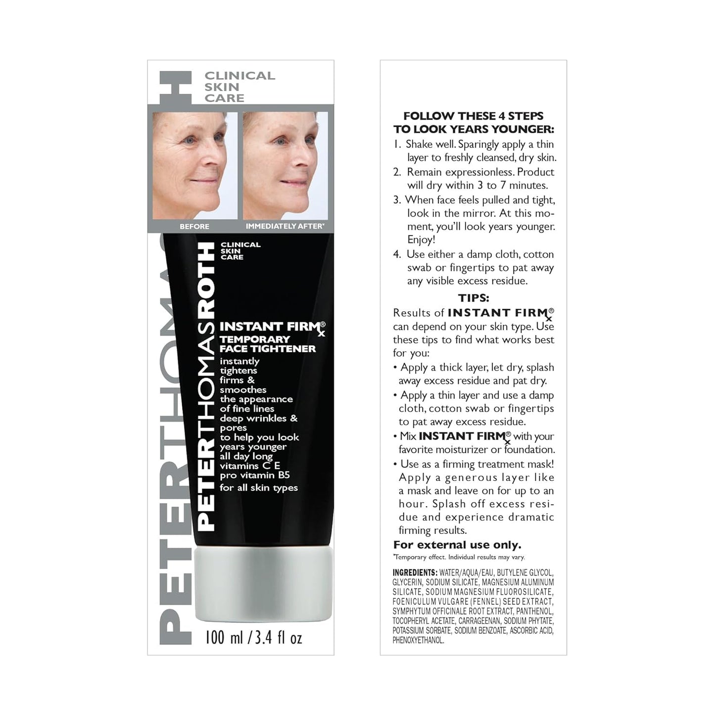 Peter Thomas Roth Instant FIRMx Temporary Face Tightener – Lifts, Firms & Smooths Skin