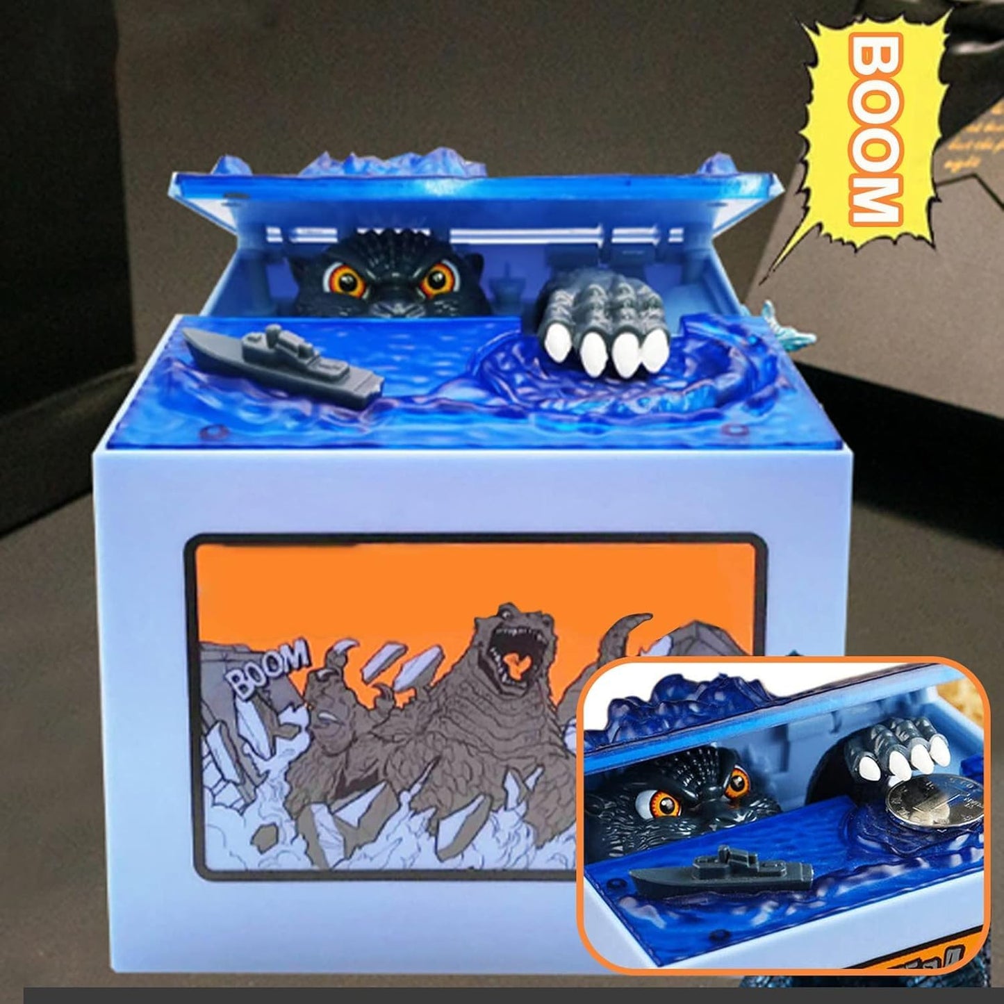 Monster Stealing Piggy Bank
