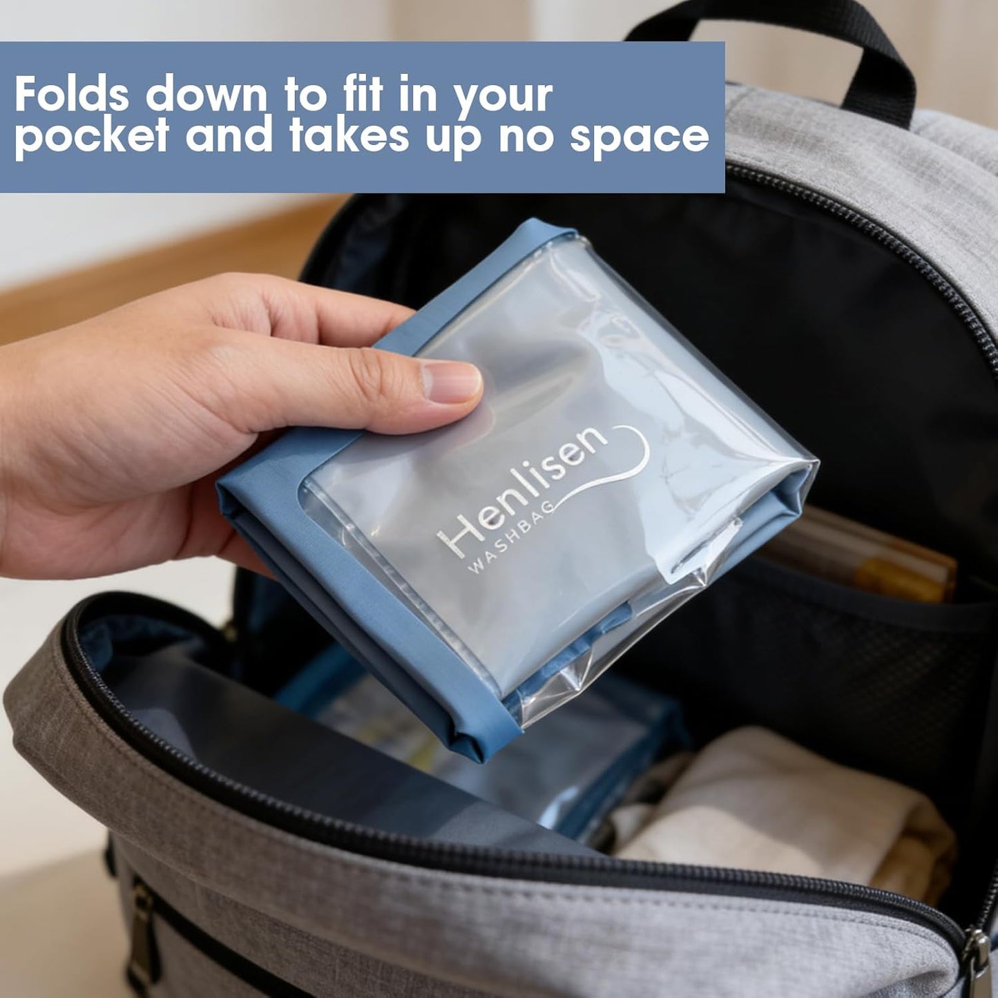 Portable Wash Bag – Manual Travel Washing Machine for Camping & Outdoor Laundry