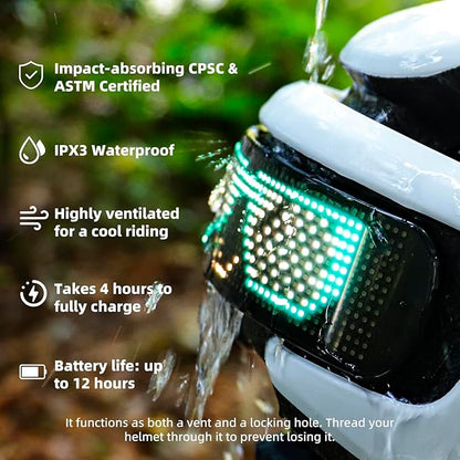 Smart Bike Helmet with Intelligent App Control & Built-In Safety System