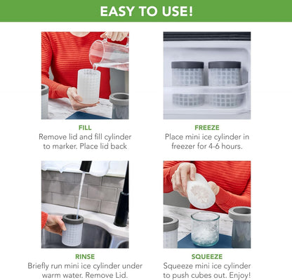 ChillPop™ Squeeze & Release Mini Ice Maker (2-Pack)
