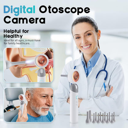1080P HD Otoscope Ear Camera for Family
