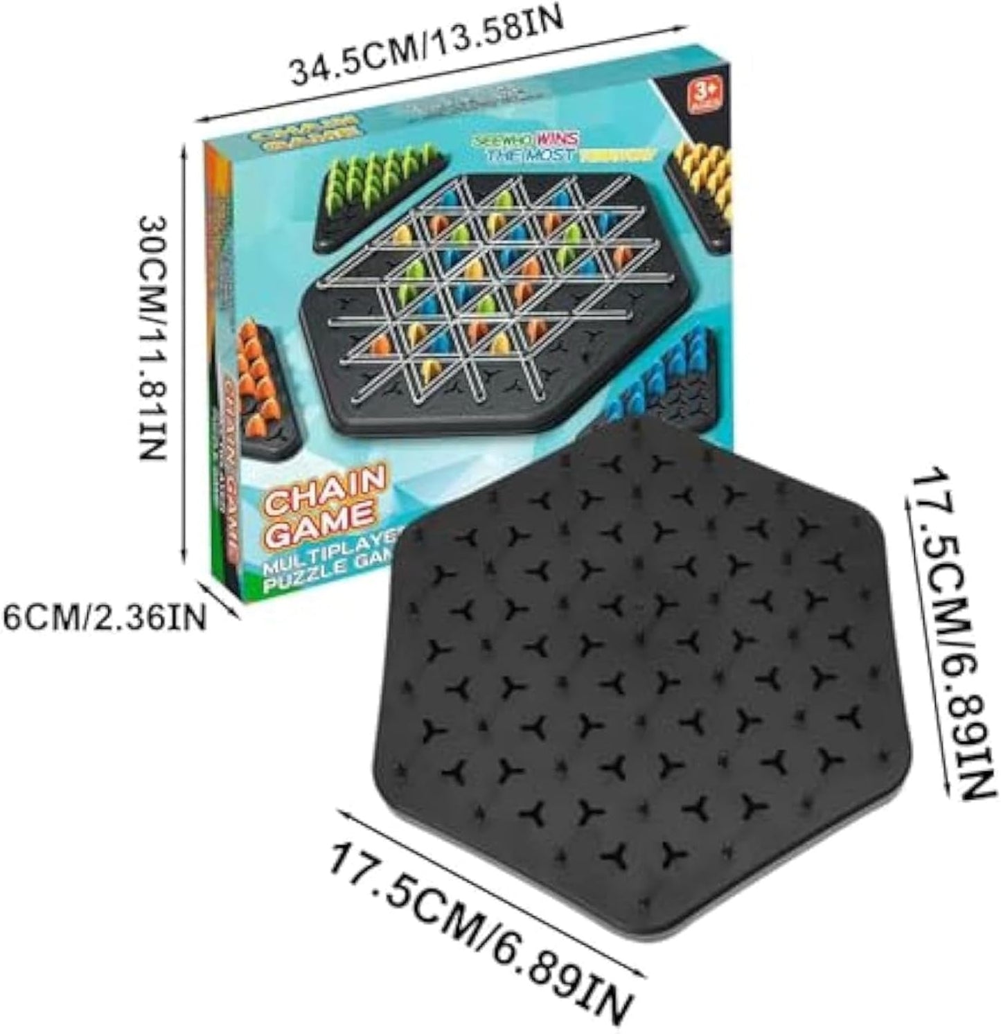 Geometry Chain Chess Puzzle