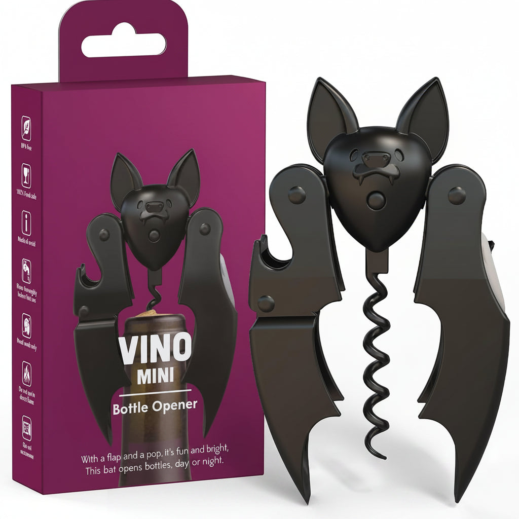 BatSip 2-in-1 Wine Opener