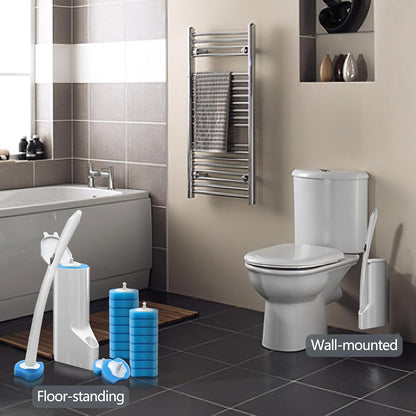 Disposable Toilet Bowl Brush and Holder