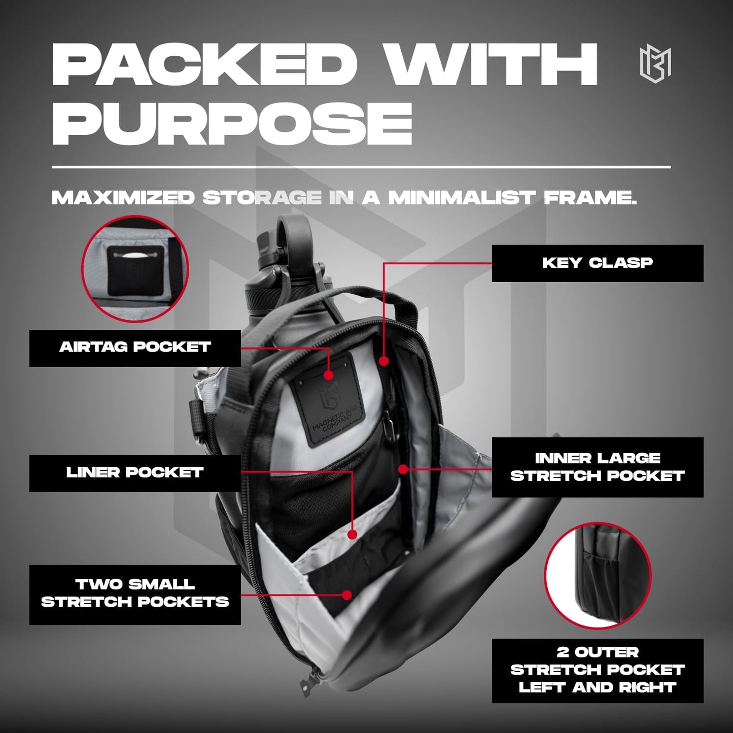 MagLift™ Magnetic Gym Bottle Sling