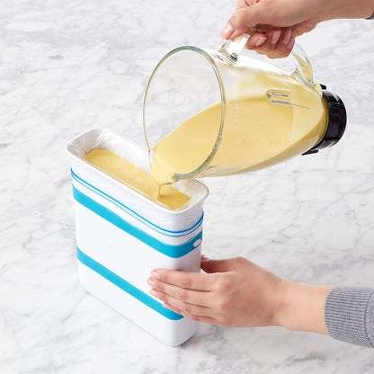 YouCopia FreezeUp Freezer Food Block Maker, 6-Cup Meal Prep Container for Freezing Soups, Leftovers & Sauces