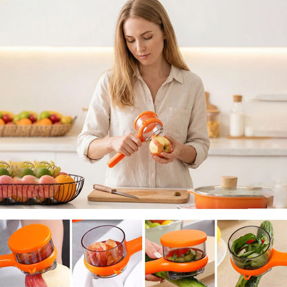 PeelMate™ Mess-Free Kitchen Peeler with Built-In Storage Box