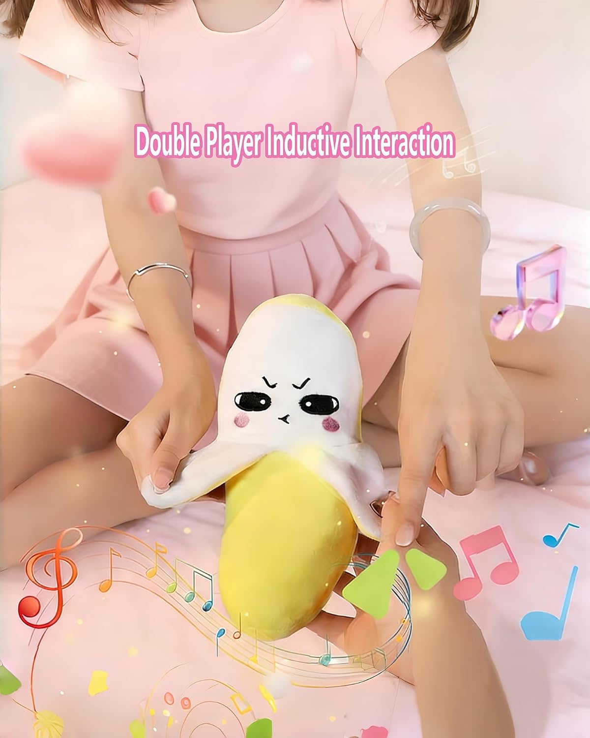 Baby Musical Sensory Toy – Interactive Plush Toy with Sounds & Music (Yellow Banana)