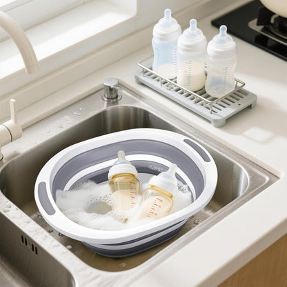 Collapsible 2-in-1 Wash Basin & Cutting Board (7.5L)