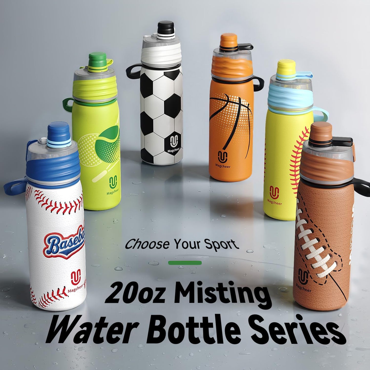 Soccer Mist Water Bottle