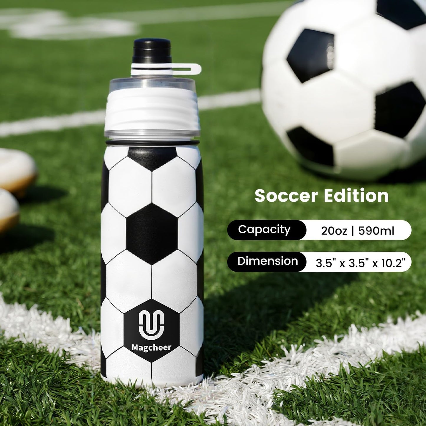 Soccer Mist Water Bottle