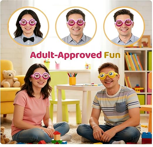 Funny Glasses with Winking Eye Mechanism