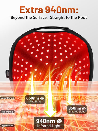 Red Light Therapy Cap for Hair Regrowth Treatment