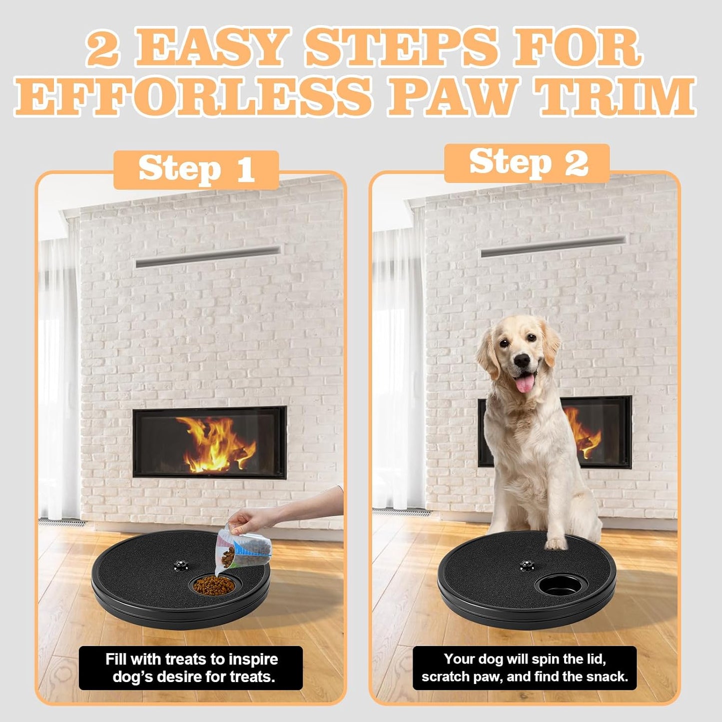 PawSpin 3-in-1 Dog Nail Scratch Board