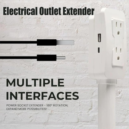 FlexCharge Rotating Outlet Extender