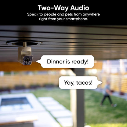 Bulb Cam Security Camera – 2K HD Smart Light Bulb Camera with Motion Detection & Night Vision