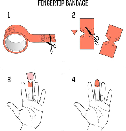 Compact First Aid Kit – Medical Grade Adhesive Emergency Kit (10 ft Medical Tape)