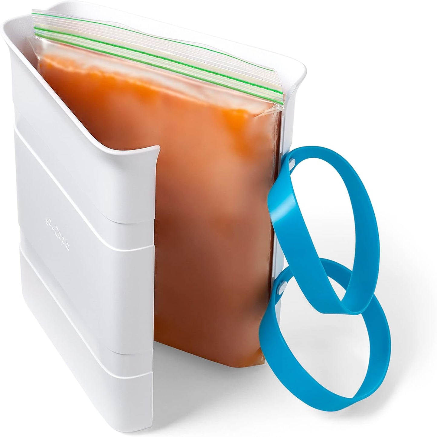 YouCopia FreezeUp Freezer Food Block Maker, 6-Cup Meal Prep Container for Freezing Soups, Leftovers & Sauces